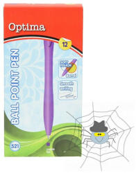 Optima Golyóstoll OPTIMA nyomógombos 521 lila