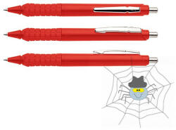 ICO Golyóstoll ICO Apollo K műanyag nyomógombos piros 0, 8 mm - spidershop