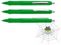 ICO Golyóstoll ICO Apollo K műanyag nyomógombos zöld 0, 8 mm - spidershop