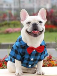  Elegáns kutyaing piros csokornyakkendővel, 4XL-es