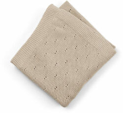 Nuuroo Patura din tricot de bumbac organic - 100 x 100 cm - Cobblestone - Nuuroo Lenjerii de pat bebelusi‎, patura bebelusi