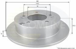 COMLINE Disc frana COMLINE ADC1066 - automobilus