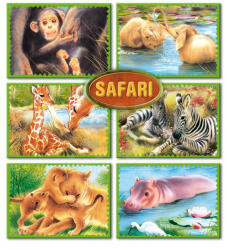 Dohány Cuburi cu poveşti Safari Dohány 6 piese (DH600-2)