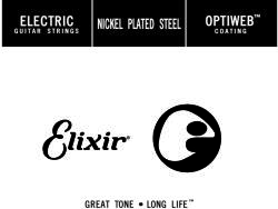 Elixir OptiWeb acél elektromos gitárhúr . 049