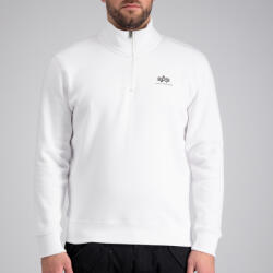 Alpha Industries Half Zip Sweater SL - white