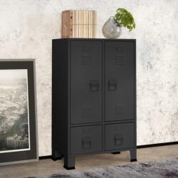 vidaXL Dulap de haine industrial, antracit, 67x35x107 cm, oțel (339612) Garderoba