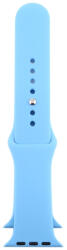 BUTTERFLY Curea din silicon Apple Watch 9 / 8 / 7 (41mm) / 6 / SE / 5/4 (40mm) / 3/2/1 (38mm) albastru deschis