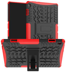  STAND Husă Extra durabilă Lenovo Tab M10 (X605F / X505L / X505F / ZA4G0019CZ / ZA480034CZ) roșu