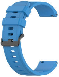 RUBBER Curea universală ceas - lățime 20mm albastru deschis