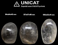Cuart Fumuriu Mineral Natural Rulat -84-100 x 62-67 x 41-48 mm - ( XXL ) - 1 Buc