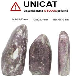  Lepidolit Mineral Natural Rulat - 110-143 x 33-65 x 29-43 mm - ( XXL ) - 1 Buc