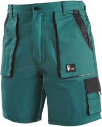 CXS Pantaloni scurți de lucru pentru bărbați CXS LUXY TOMÁŠ - Verde / neagră | 54 (1060-006-510-54)