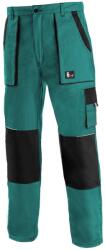 CXS Pantaloni de lucru CXS LUXY JOSEF prelungiți - Verde / neagră | 54 (1020-007-510-54)