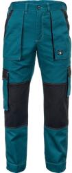 CERVA Pantaloni de lucru pentru bărbați MAX SUMMER - Petrol / negru | 56 (03020238P2056)