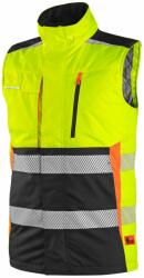 CXS Vestă de lucru reflectorizantă îmblănită CXS BENSON - Galbenă / neagră | 2XL (1114-079-160-96)