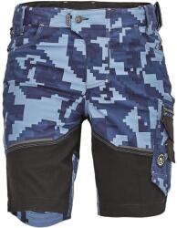 CERVA Pantaloni scurți bărbați NEURUM CAMOUFLAGE - Albastru închis | 48 (0357000841048)