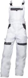 ARDON Pantaloni de lucru cu pieptar COOL TREND - Albă / gri | 54 (H8802/54)