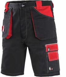 CXS Pantaloni scurți de lucru ORION DAVID - Neagră / roșie | 62 (1060-003-805-62)