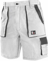 CXS Pantaloni scurți de lucru pentru bărbați CXS LUXY TOMÁŠ - Albă / gri | 60 (1060-006-109-60)