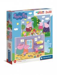 Clementoni Peppa malac 2x20 db-os (24778)