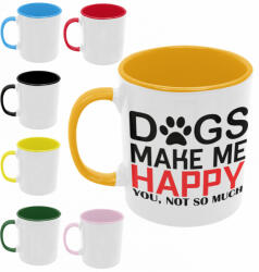 Dogs make me happy - Színes Bögre (545138)