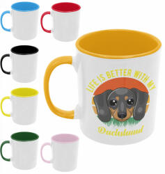 Life is better with my Dachsund - Színes Bögre (557636)