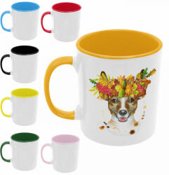 Jack Russel vízfestmény - Színes Bögre (933495)