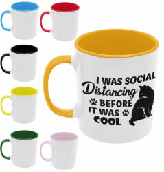  I was social distancing before it was cool - Színes Bögre (317860)