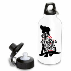 Life is better with dogs (2féle) - Fémkulacs (682424)