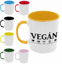 Vegán - Színes Bögre (539924)