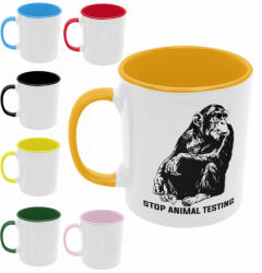 Stop animal testing - Színes Bögre (757215)