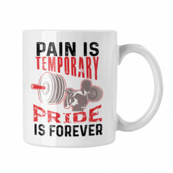 Pain is temporary, pride is forever - Fehér Bögre (757087)
