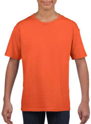 Gildan Gyerek póló Rövid ujjú Gildan Softstyle Youth T-Shirt - S (110/116), Narancssárga