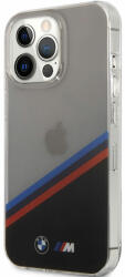 BMW Apple iPhone 13 (6.1) BMW TPU tricolor hátlap tok, átlátszó - BMHCP13MMHLPK