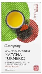 Clearspring Bio Japán Matcha Kurkuma Zöld Teakeverék - 20db filter