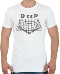printfashion Techno - DeeP - Férfi póló - Fehér (6577546)