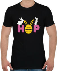 printfashion husvét3 - Férfi póló - Fekete (6581478)