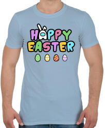 printfashion Happy Easter - Among Us - Férfi póló - Világoskék (6788491)