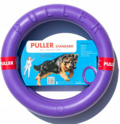 PULLER Micro Dog Fitness Ring - Cercuri pentru antrenament pentru câini (2 buc cercuri / set; Diametru: 12.5 cm; Grosime: 1.5 cm)
