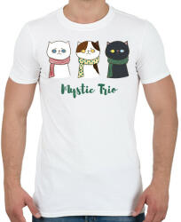 printfashion Mystic Trio - Férfi póló - Fehér (6727043)