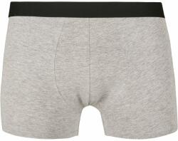 Build Your Brand Boxeri pentru bărbați - 2 bucăți în pachet - Gri prespălat | 4XL (BY132-1000303595)