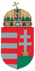 Stiefel A Magyar Köztársaság címere fémkerettel A3 méretben