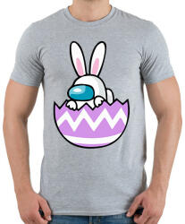 printfashion Húsvéti nyuszi - Among us - Férfi póló - Sport szürke (6785631)