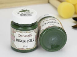 Decorolla matt dekorfesték 60ml fenyőzöld - kosarbolt