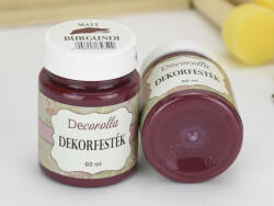 Decorolla matt dekorfesték 60ml burgundy - kosarbolt