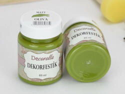 Decorolla matt dekorfesték 60ml oliva - kosarbolt