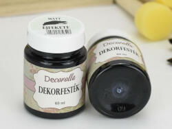  Decorolla matt dekorfesték 60ml éjfekete - kosarbolt