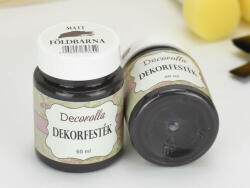  Decorolla matt dekorfesték 60ml földbarna - kosarbolt