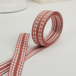  Kétoldalas textil szalag 1, 5cm*2m lazac