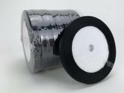  Fekete szatén szalag 6mm 10 tekercs - OKOSÁR!